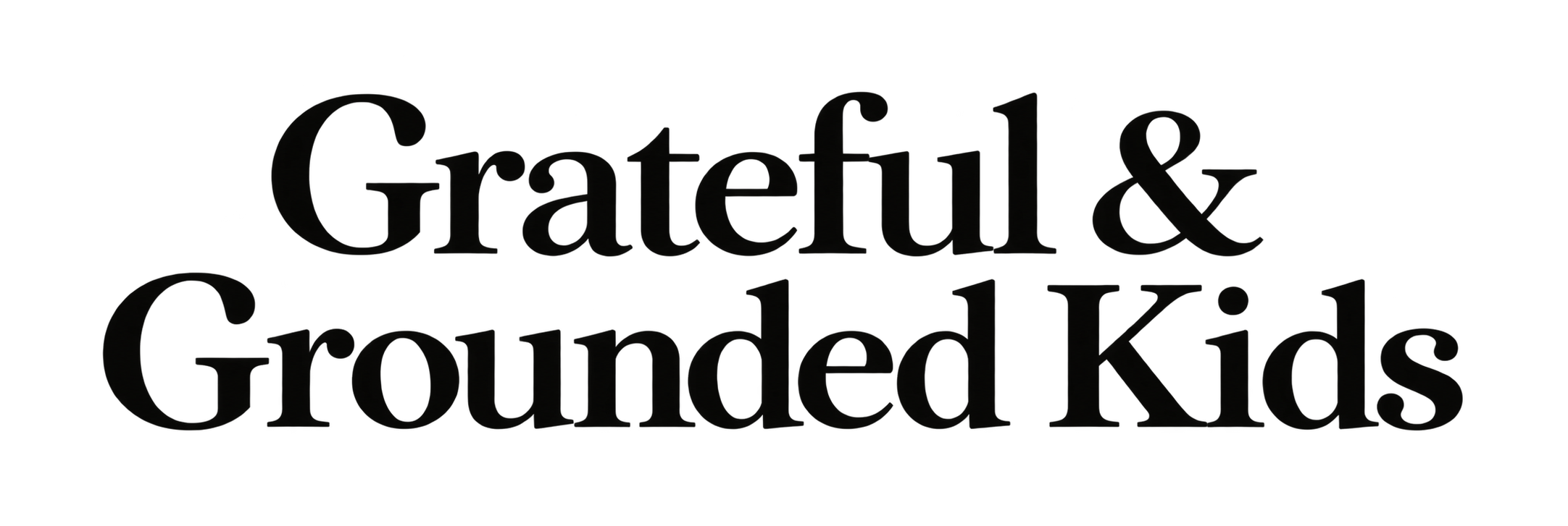 Grateful Grounded Kids